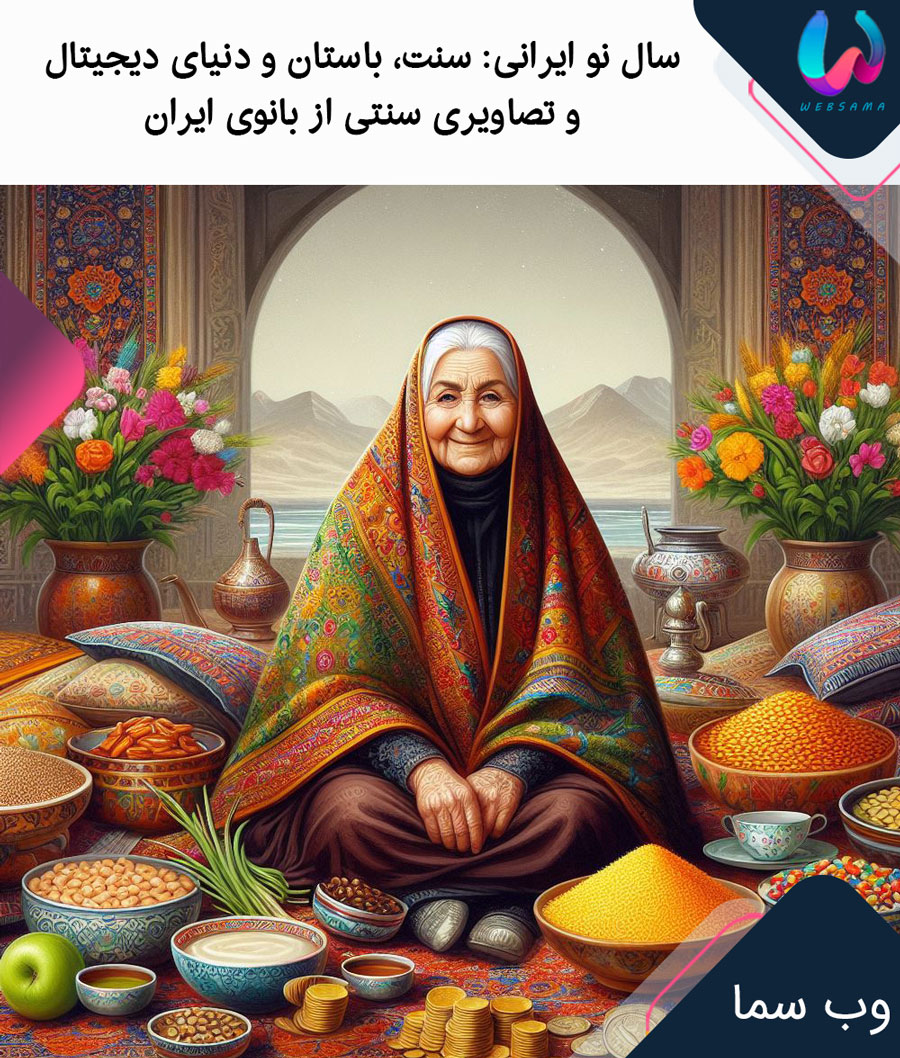سال نو ایرانی: سنت، باستان و دنیای دیجیتال
و تصاویری سنتی از بانوی ایران